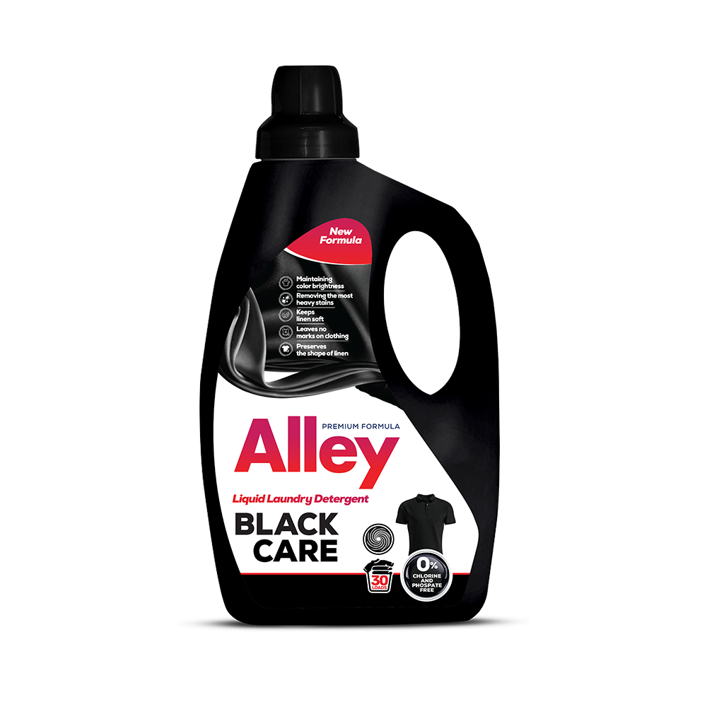Alley Liquiddetergent Blackcare 1500Ml